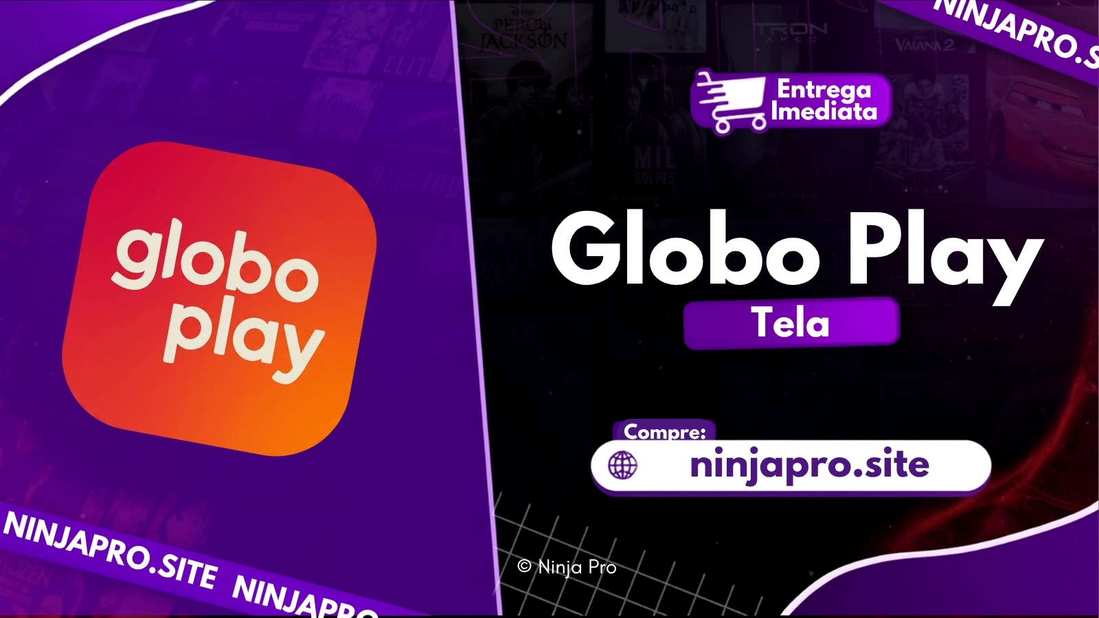 Globo Play 30D + Entrega Automática