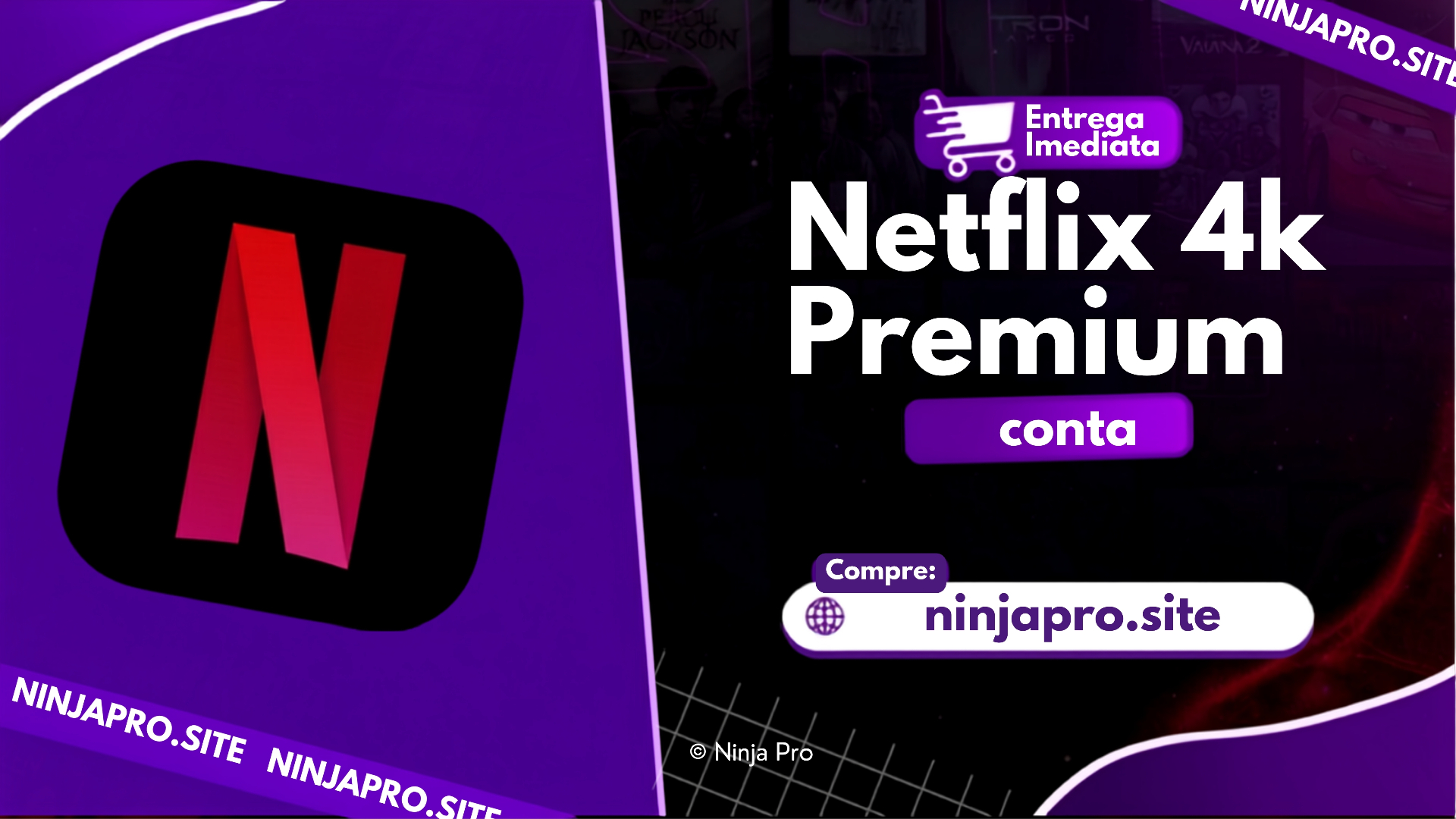 CONTA NETFLIX PREMIUM